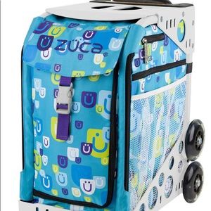 BRAND NEW CONDITION Züca Ice skating cart w/ green frame